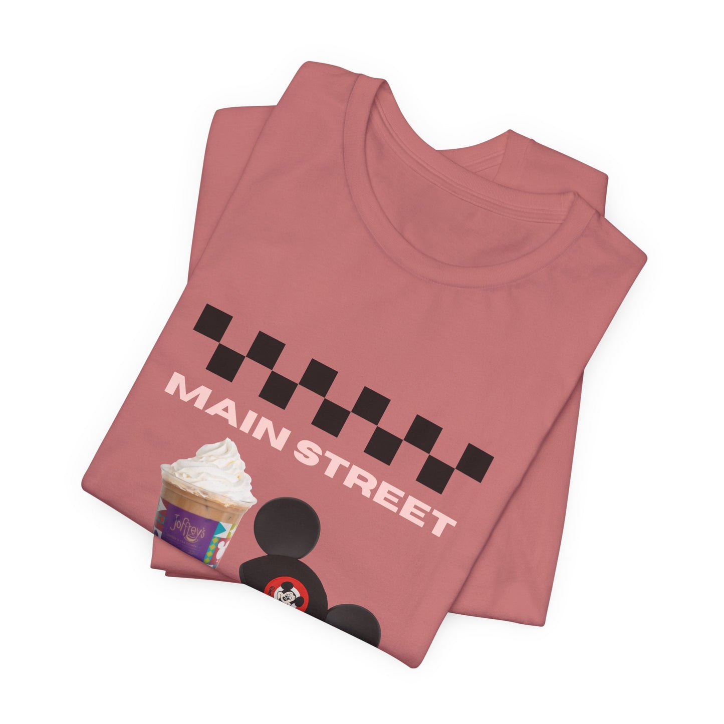 Main Street Moms Club Tee - Cute Unisex Jersey Short Sleeve T-Shirt for Mothers
