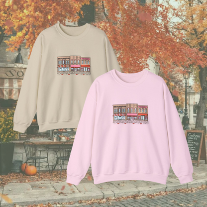 Fall Cozy Corner Sweatshirt Hand Drawn Original Design