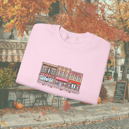 Fall Cozy Corner Sweatshirt Hand Drawn Original Design