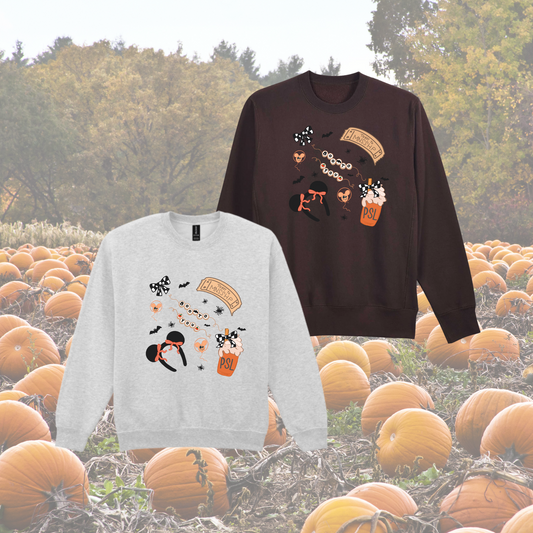 Crewneck Sweatshirt - Boo to You Coquette Tee Design