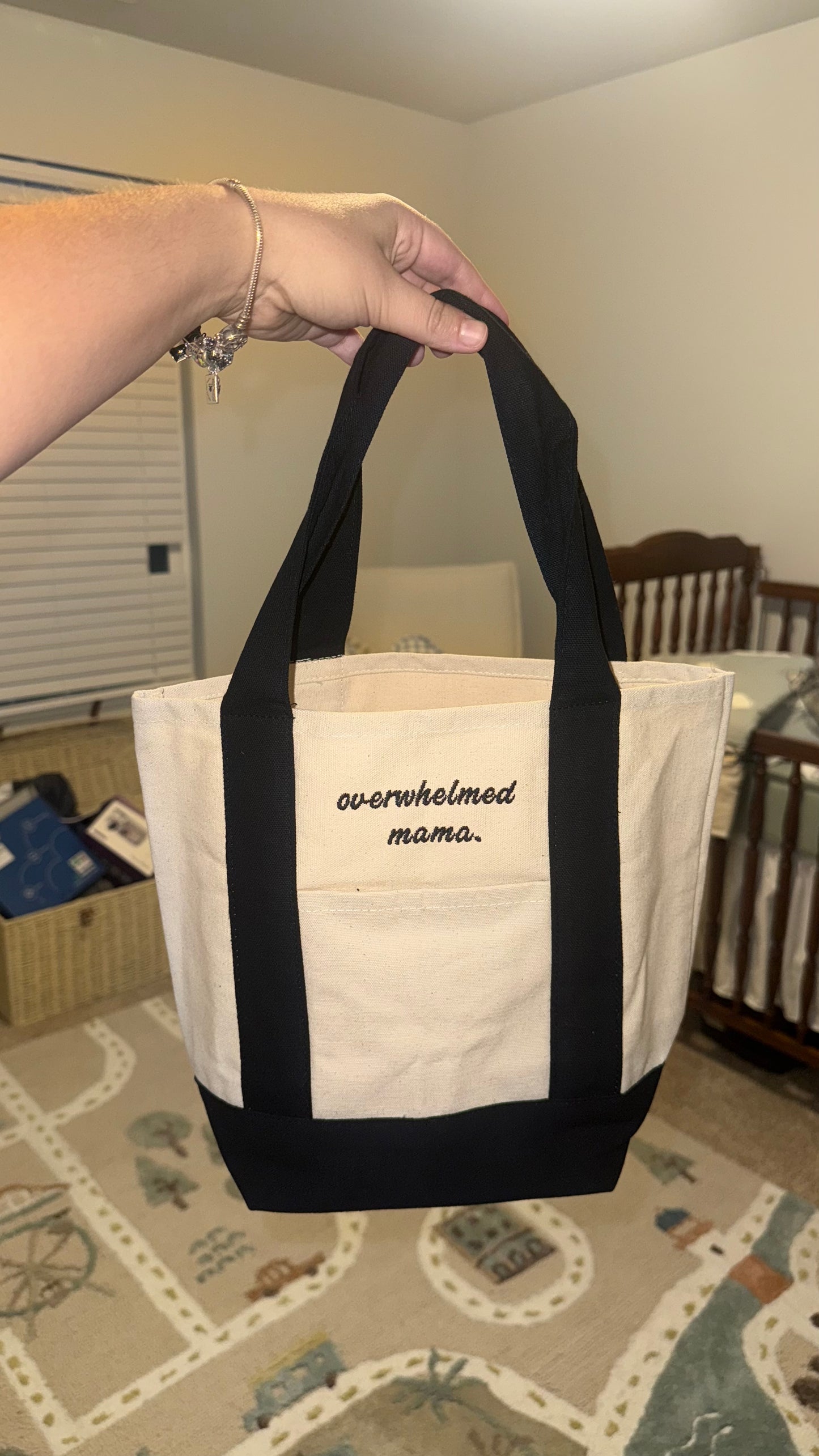 Overwhelmed Mama Tote Small