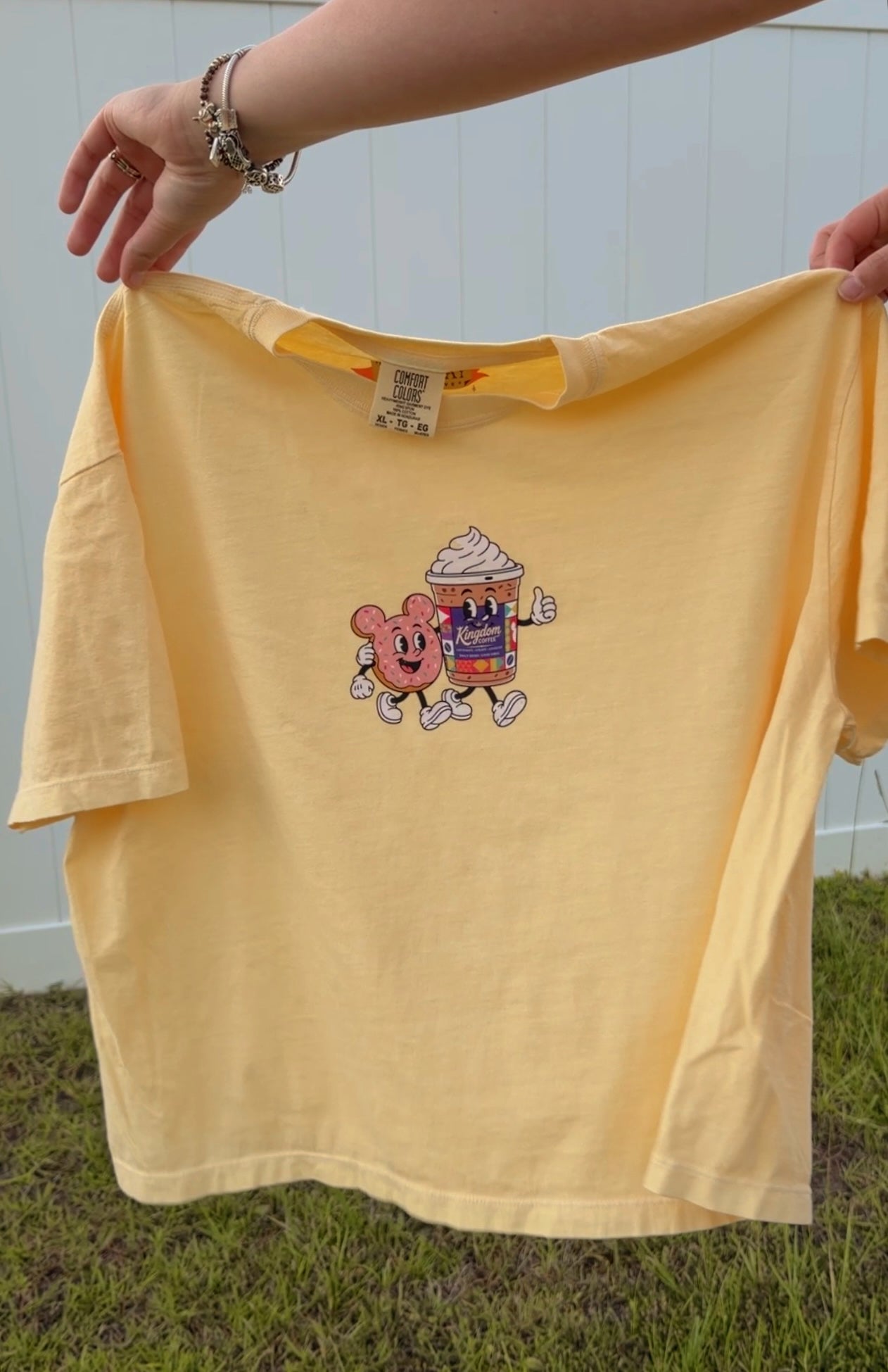 Coffee & Confession Tee CROPPED Comfort Colors