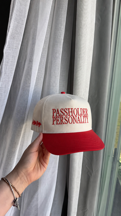 Passholder Personality Trucker Hat w/Four park icons on the side
