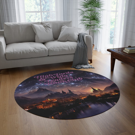 The night court Round Rug