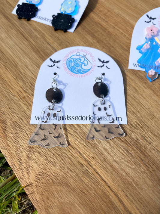 Goth Ghost Earrings